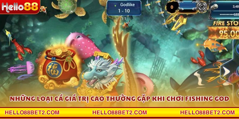 Bắn cá Fishing God Hello88 - Đấu trường cá vàng cực hấp dẫn - Hello88 - Devix