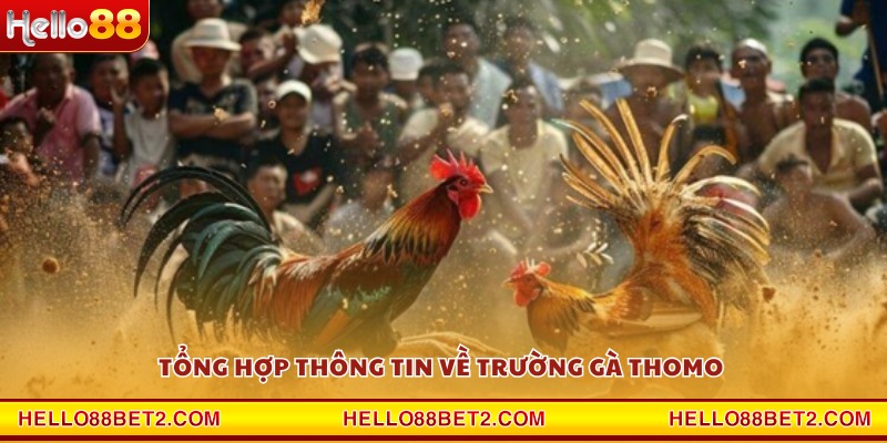 Đá gà trường Thomo Hello88 - Cảm giác chân thực từng pha đấu - Hello88 - Devix