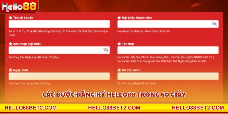Đăng ký Hello88 - Cách lập tài khoản siêu tốc trong 60 giây - Devix