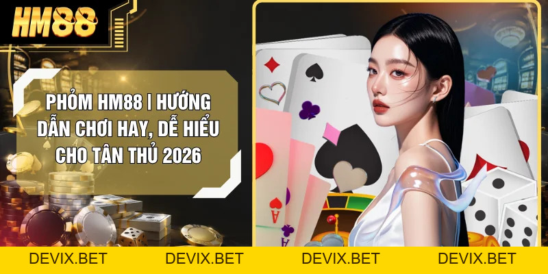 Phỏm Hm88 | Hướng Dẫn Chơi Hay, Dễ Hiểu Cho Tân Thủ 2026 - Devix